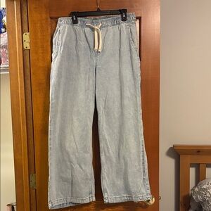 Gap high rise wide leg Light Blue Jeans Size Large